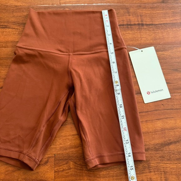 Lululemon Align High Rise Short 8" Dark Terracotta Size 0 NWT $68 - Picture 7 of 15